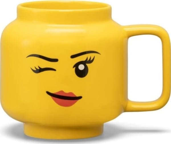 LEGO Girl (Eye) Keramikkkrus stort hode