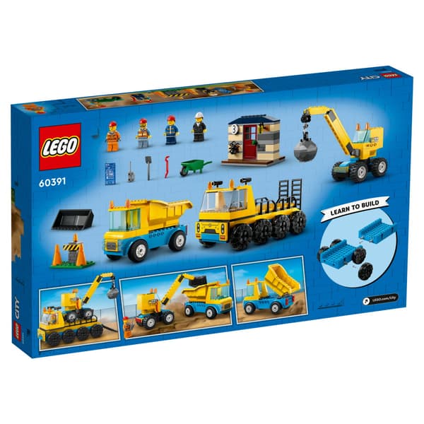 LEGO City - Byggfordon och kran med rivningskula