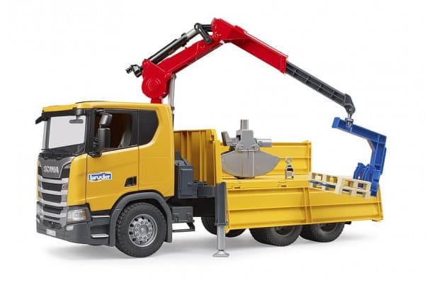 Brother - Scania Super 560R anleggsbil kran og 2 paller