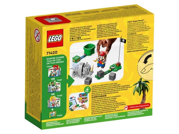 LEGO® Super Mario™ Noshörningen Rambi Expansionsset 71420