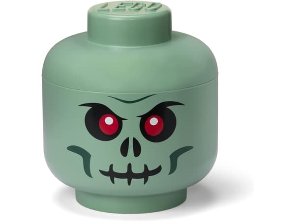 Room Copenhagen LEGO Storage Head Skeleton , storage box (black/red, large)