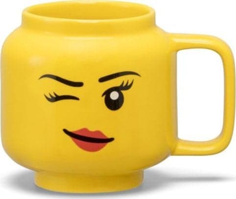 LEGO Girl (Eye) Keramisk krus lite hode
