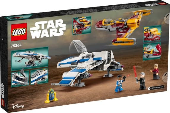 LEGO Star Wars New Republic E Wing vs Shin Hatis Starfighter 75364