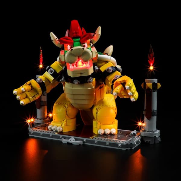 Belysning till Super Mario Den mäktiga Bowser 71411 LGK553