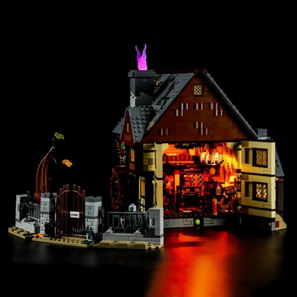 Belysning till Ideas Disney Hocus Pocus Systrarna Sandersons stuga 21341 LGK600