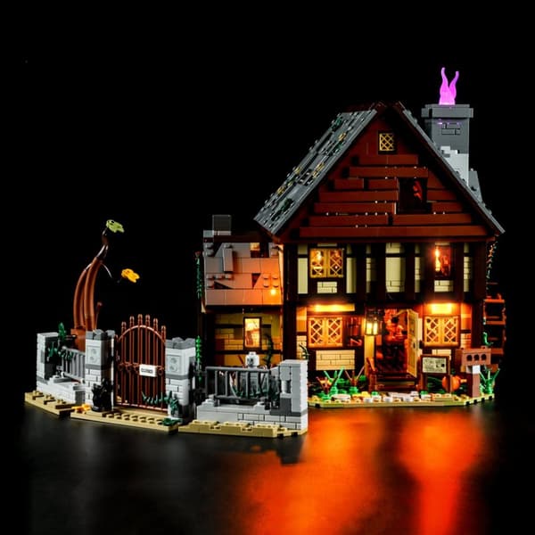 Belysning till Ideas Disney Hocus Pocus Systrarna Sandersons stuga 21341 LGK600