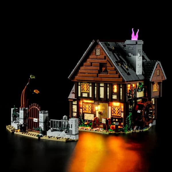 Belysning till Ideas Disney Hocus Pocus Systrarna Sandersons stuga 21341 LGK600
