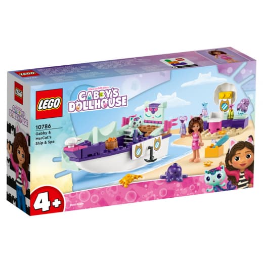 LEGO Gabby's Dollhouse - Gabbys och Sjökattens skepp och spa