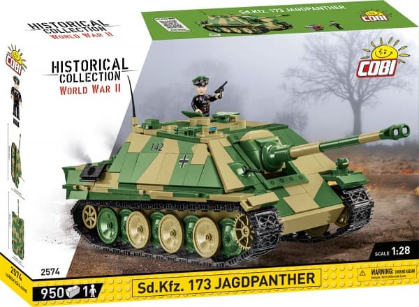 Cobi Klocki Historical Collection WWII Sd.Kfz.173 Jagdpanther 950 klocki