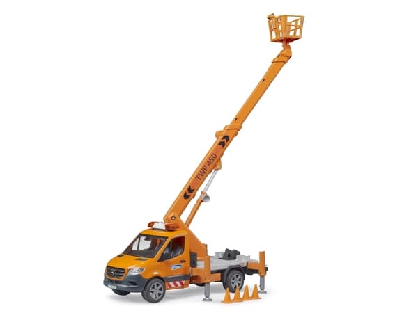 Bruder Mercedes-Benz Sprinter with working platform and L&S toy