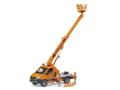 Miniatyrbilde 3 av 5: Bruder Mercedes-Benz Sprinter with working platform and L&S toy