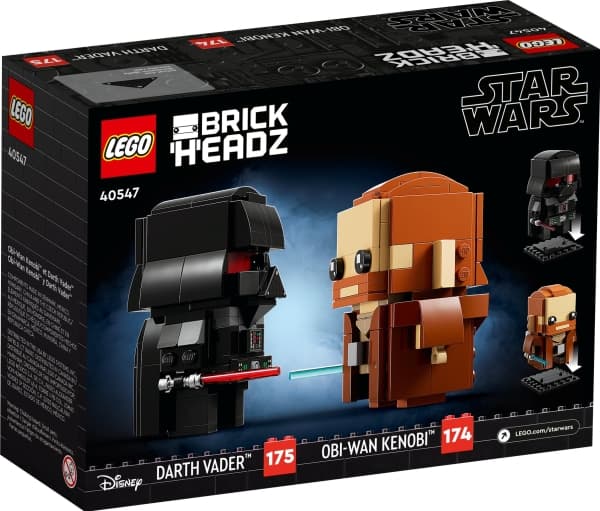 LEGO® BrickHeadz 40547 Obi-Wan Kenobi? & Darth Vader?