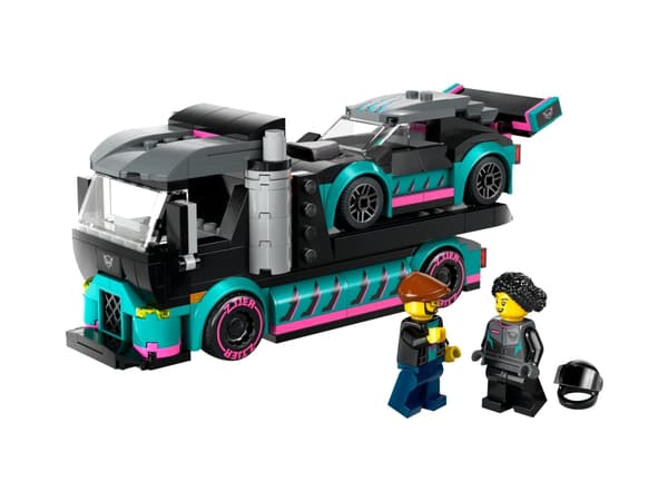 LEGO City 60406 Racing bil og biltransporter