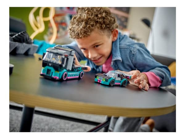 LEGO City 60406 Racing bil og biltransporter