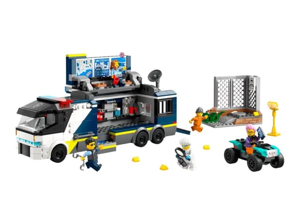 LEGO City 60418 Polisens mobila laboratoriebil