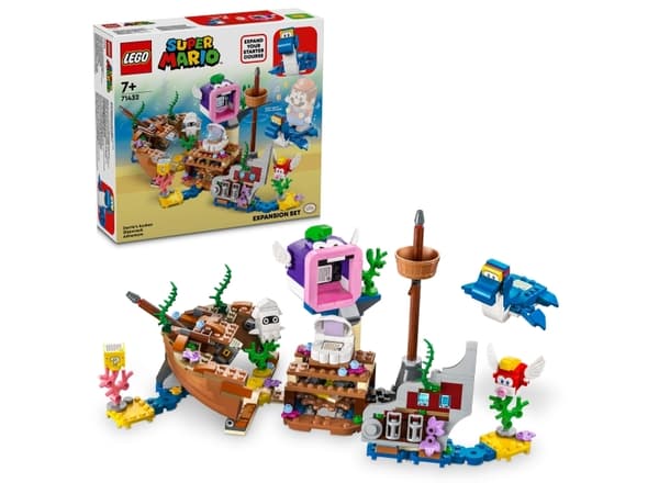 LEGO Super Mario 71432 Dorrien seikkailu uponneella laivanhylyllä ‑laajennussarja
