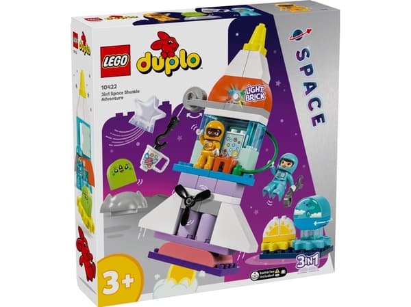 LEGO DUPLO Town 10422 3-in-1-avaruussukkulaseikkailu