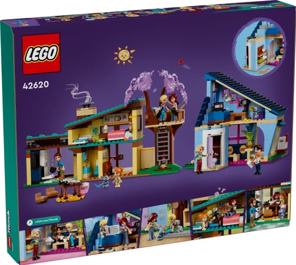 LEGO Friends 42620 Olly og Paisleys hus