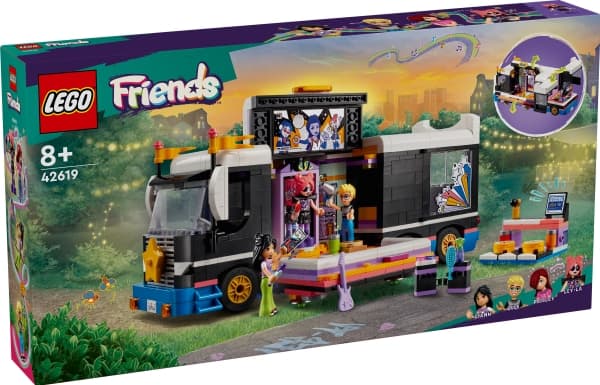 LEGO Friends 42619 Turnebuss for popstjerner