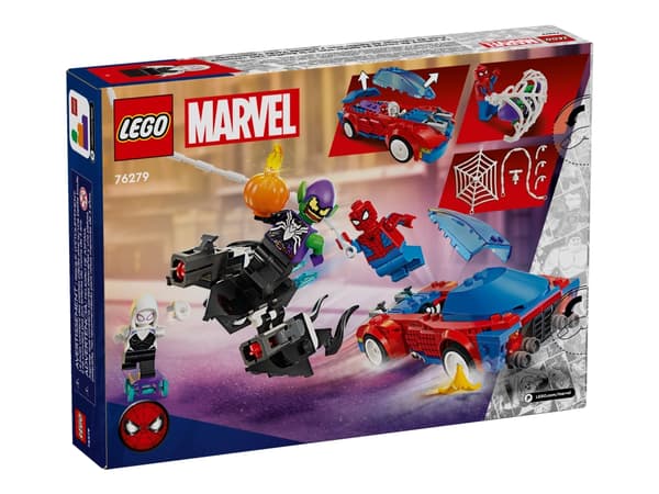 LEGO Super Heroes Marvel 76279 Spider-Man's Race Car og Venom Green Goblin