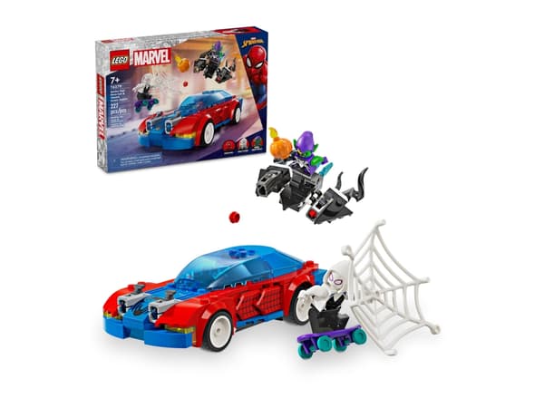 LEGO Super Heroes Marvel 76279 Spider-Man's Race Car og Venom Green Goblin