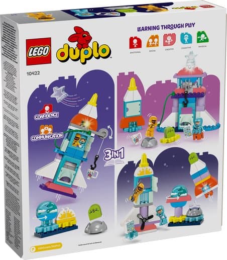 LEGO DUPLO 3in1 Äventyr med rymdfärja 10422