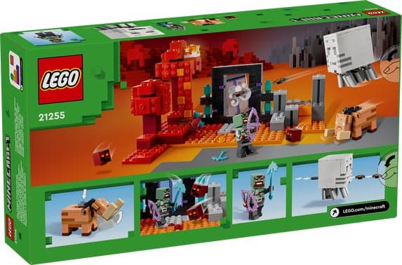 LEGO Minecraft Attack vid Nether portalen 21255