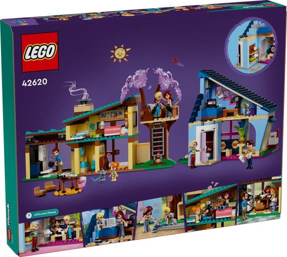 LEGO Friends Ollys och Paisleys familjehus 42620