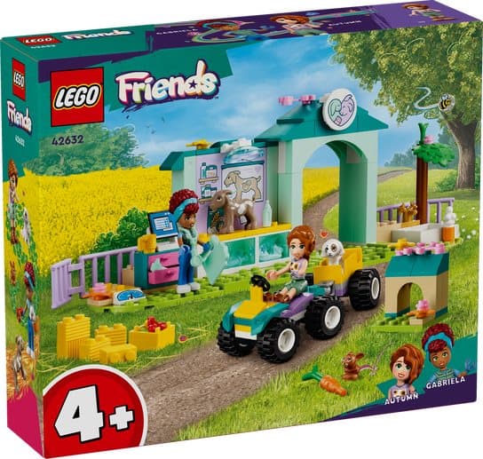 LEGO Friends 4+ Bondgårdsdjurens veterinärklinik 42632
