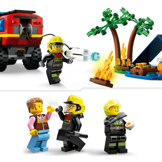 LEGO City 4x4 Brandbil med räddningsbåt 60412