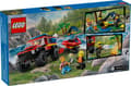 Miniatyrbild 2 av 5: LEGO City 4x4 Brandbil med räddningsbåt 60412