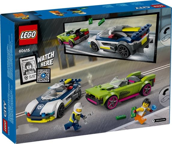 LEGO City Jakt med polisbil och muskelbil 60415