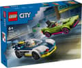 Miniatyrbild 1 av 5: LEGO City Jakt med polisbil och muskelbil 60415