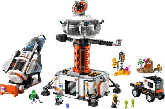 LEGO City Rymdbas och raketuppskjutningsramp 60434