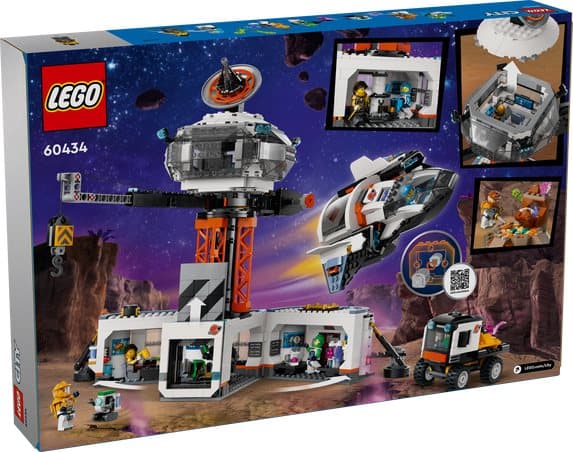 LEGO City Rymdbas och raketuppskjutningsramp 60434