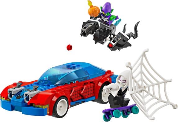 LEGO Super Heroes Spider Mans racerbil och Venom Green Goblin 76279