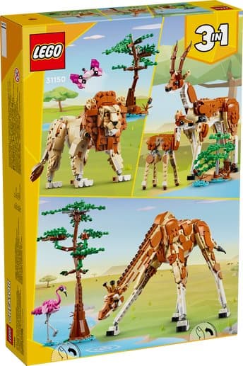 LEGO Creator Vilda safaridjur 31150