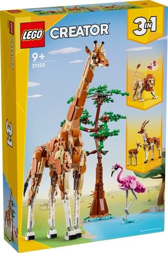 LEGO Creator Vilda safaridjur 31150