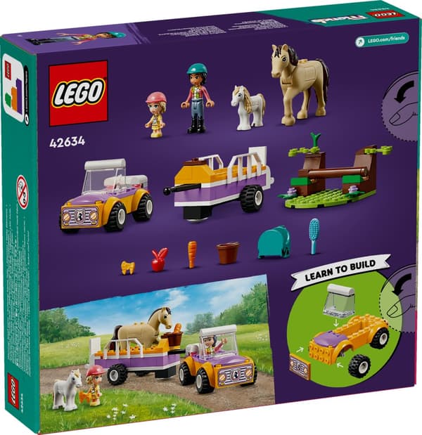Häst- och ponnysläp LEGO® Friends (42634)
