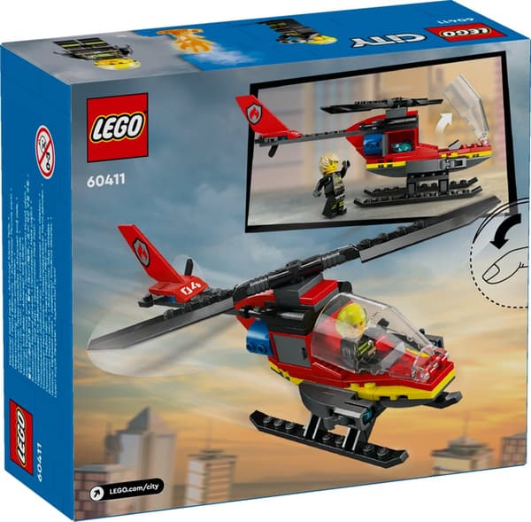 Brannhelikopter LEGO® City (60411)