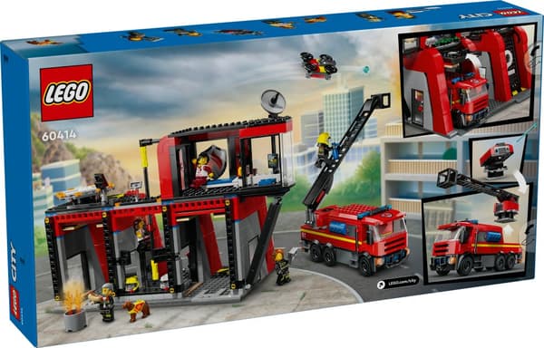 Brannstasjon med brannbil LEGO® City (60414)