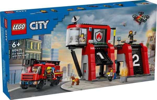 Brandstation med brandbil LEGO® City (60414)