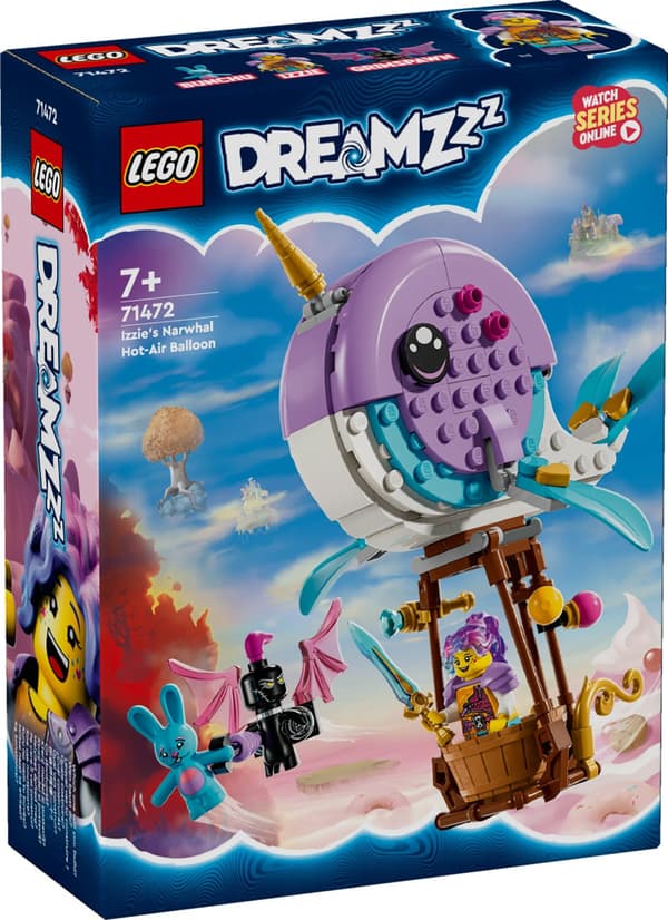 Izzies narhval med luftballong LEGO® DREAMZzz (71472)