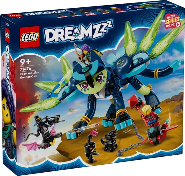 Zoey og kattuglen Zian LEGO® DREAMZzz (71476)