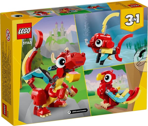 Röd drake LEGO® Creator (31145)