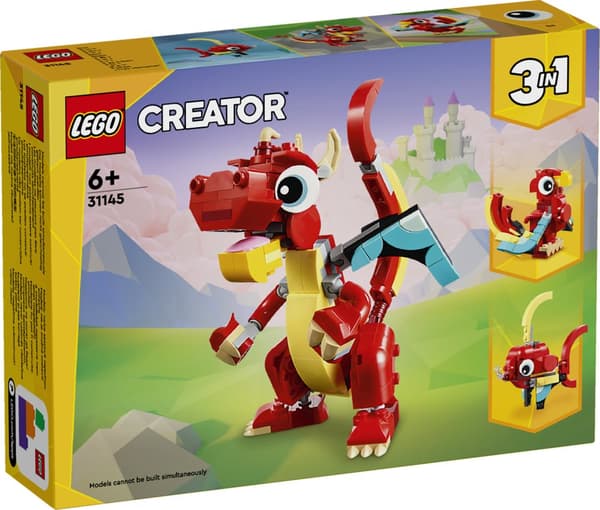 Röd drake LEGO® Creator (31145)