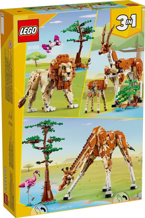 Ville dyr på safari LEGO® Creator (31150)