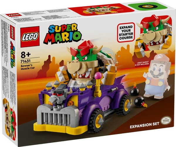 Ekstrabanesettet Bowsers muskelbil LEGO® Super Mario (71431)
