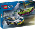Miniatyrbild 1 av 3: LEGO® City Jakt med polisbil och muskelbil 60415