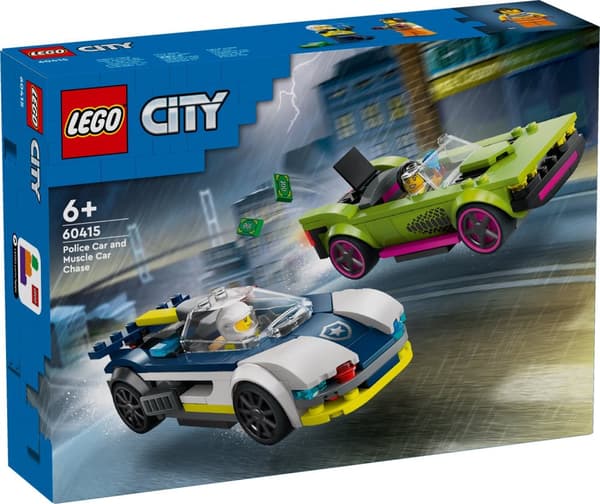 LEGO® City Jakt med polisbil och muskelbil 60415